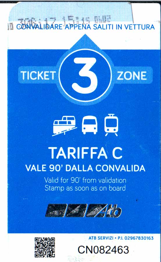 Билет на автобус в Бергамо