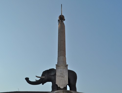 Слон в центре Катании