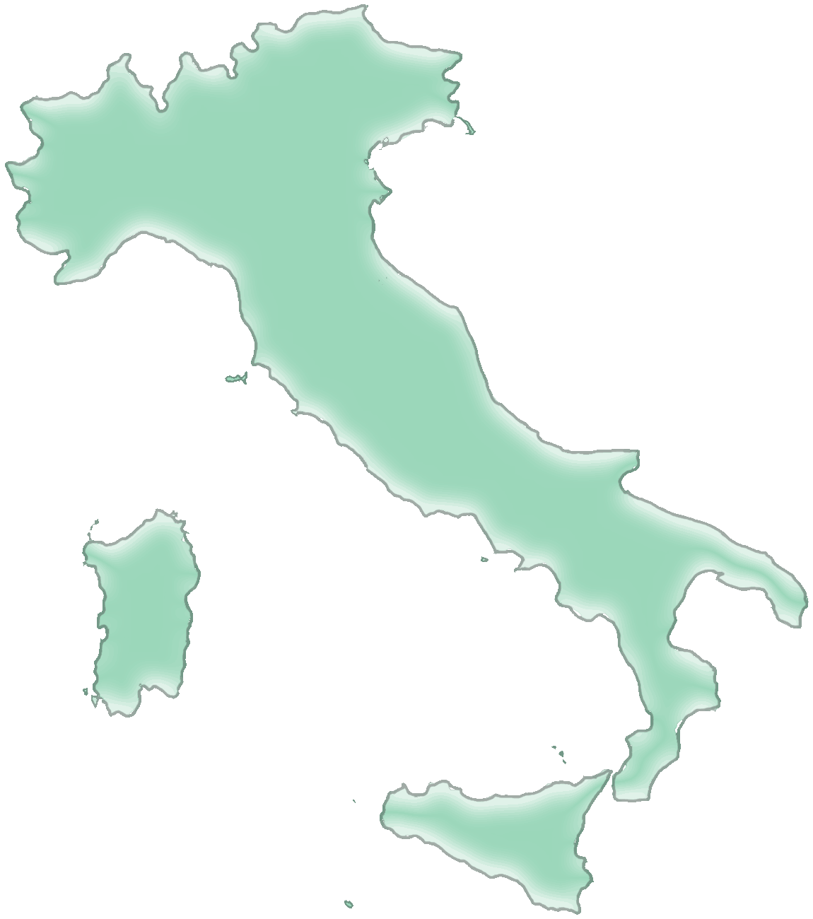 карта аутлетов Италии